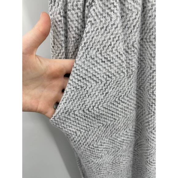 TruSelf Womens Soft Stretchy Vneck One Piece Jumpsuit Heather Gray XL NEW Pocket - Picture 7 of 14